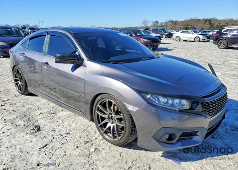 2018 Honda Civic Ex из США, поврежденный, VIN JHMFC1F36JX021855